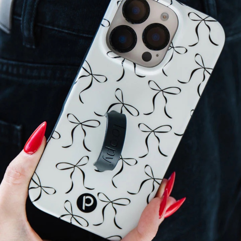 Black Bow Loopy Case